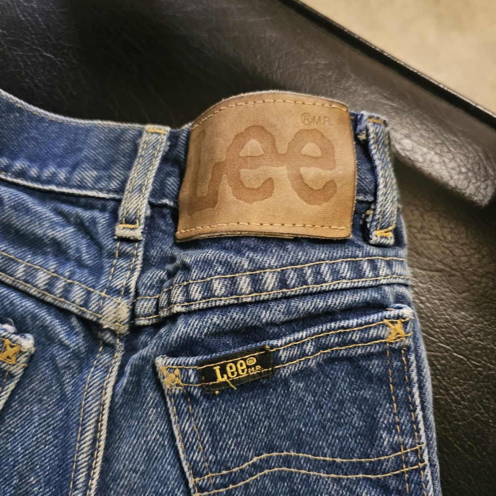 Vintage 80s Lee Boy’s‎ Children Slim Blue Distressed Faded Jeans Made in USA 1T